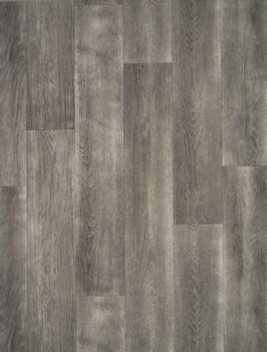 Orion Mat Vinylgulv grå eg plank - REST 670x400 CM