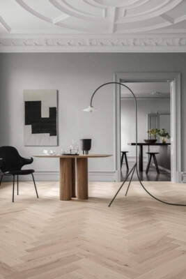 Segno, Sildeben trægulv, Eg Lime Stone 