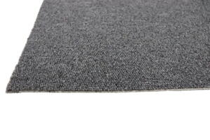 Fletco Strong gråt gulvtæppe, skumbagside - REST 285X400 CM