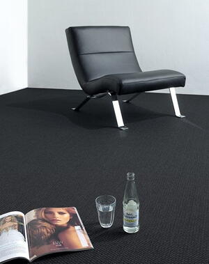 Fladvævet tæppe, Fletco Pinoflet sort 