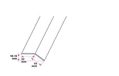 10-13 mm. overgangsprofil - u/huller 