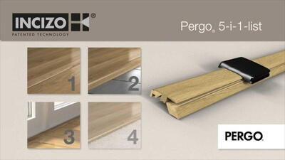 Pergo 5-i-1 liste til laminatgulv