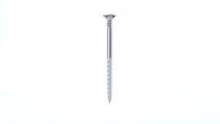 Gulvskrue til spånplader 3,5x60 mm.
