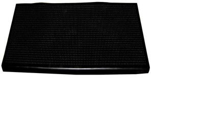 Trappeskåner i sort gummi 