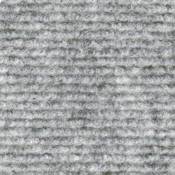 Messetæppe med riller Lysgrå meleret 222 