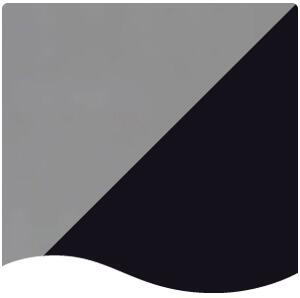 Dansevinyl Grå/Sort 200 cm.