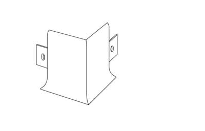 Udvendigt hjørne til Profil 448 
