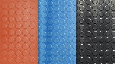 Gummigulv vareprøve