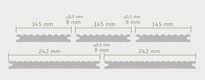 Megawood Classic terrasseplank Barfod - 21x145 mm 