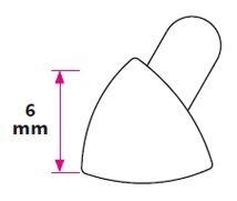 Tilbehør til klinkeprofiler - Udvendig hjørne Plast 