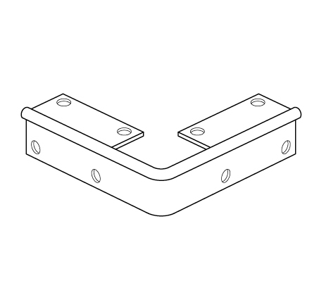 Trappeprofil m. færdige runde hjørner - midthullet 