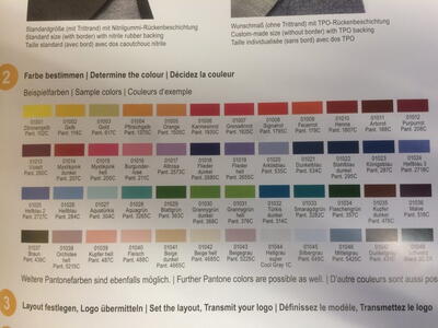 Logo måtte - flere størrelser 