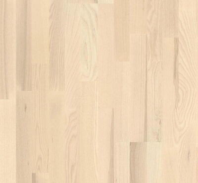 Trægulv Classic 3060 - Ask, 3-stavs Living hvid mat lak - UDSOLGT TIL UGE 10