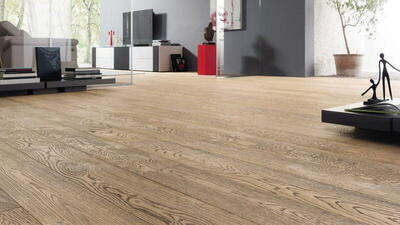 Haro plankegulv - Eg tobakgrå Sauvage retro børstet n+ 