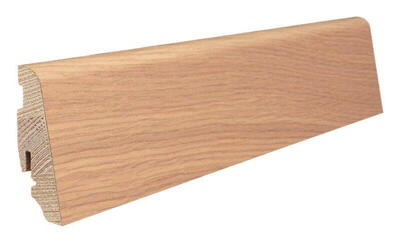 Fodpanel til trægulv, 19 x 58 mm. oliebehandlet
