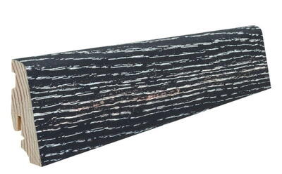 Fodpanel til trægulv, 19 x 58 mm. oliebehandlet