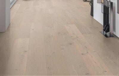 FloorMaster Herregårdsplank - Eg hvid mat lak 260 mm.