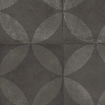 Tarkett Iconik Trend 240 - Tile Flower, Black