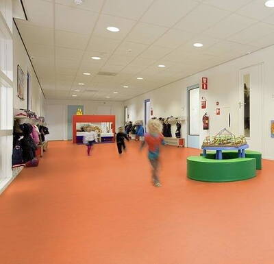 Marmoleum  Concrete - Orange Glow