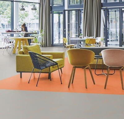 Marmoleum  Concrete - Orange Glow