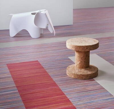 Marmoleum  Striato Colour - Red Roses