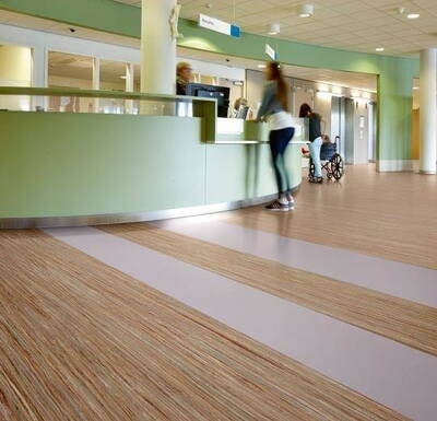 Marmoleum  Striato Original - Oxidized Copper