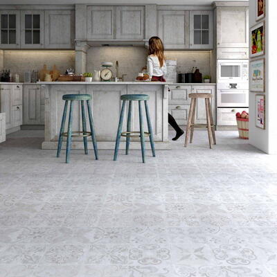 Laminatgulv flise - Deco Traditional tile - 394x1179 mm.