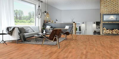 Junckers 14 mm. massiv Bøg Sylvared parket Classic 