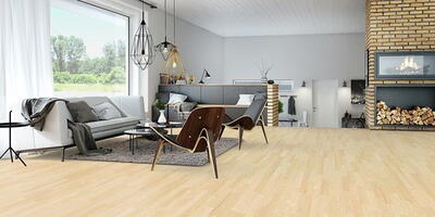 Junckers 22 mm. massiv Ask Nordic parket Classic 