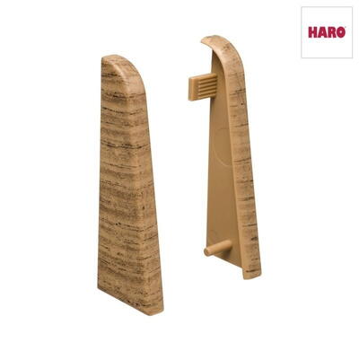 Plast-endekappe, 19 x 58 mm. 