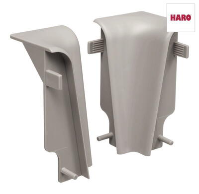 Plasthjørne - indvendig, 19 x 58 mm. 