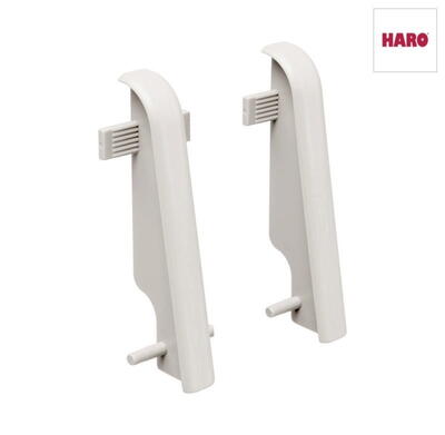 Plast-mellemstykke, 19 x 58 mm. 