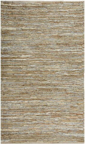 Kreatex - Læder-kludetæppe, Creme 