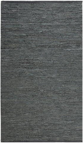 Kreatex - Læder-kludetæppe, Grå 