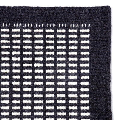 C. Olesen tæpper - Luxor - Midnight/White 