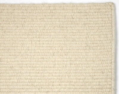 C. Olesen tæpper - Luxor Ensfarvet - White 