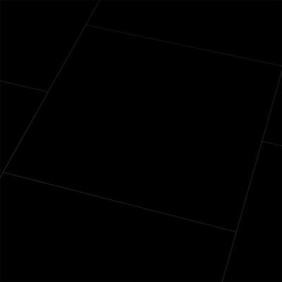 Quadro  laminat flise - U190 Højglans Sort 