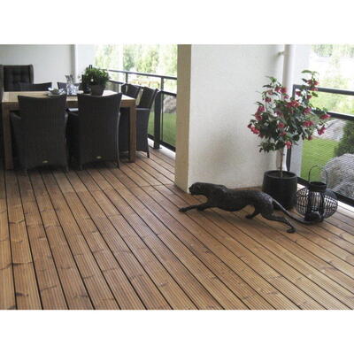 Bergsten Thermo Deck terrassebrædder 26x117 mm. RILLET