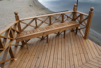 Bergsten Thermo Deck terrassebrædder 26x117 mm. RILLET