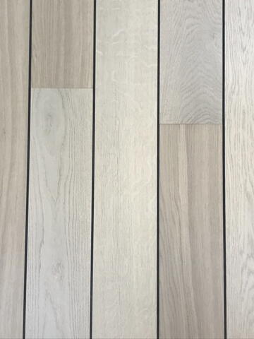 Eg Prima Hvid Matlak - Skibsplank med sort fuge, 190x1820 mm. 