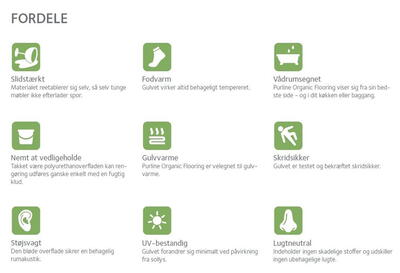 Moland Purline Organic Flooring, Dacota Oak 