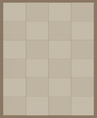 Porto - Fladvævet uld tæppe Grå 