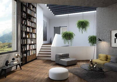 BOEN handcraftet Eg, Antique Brown, Plank 