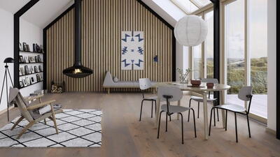 BOEN Chaletino, Eg Grey Pepper, Plank 