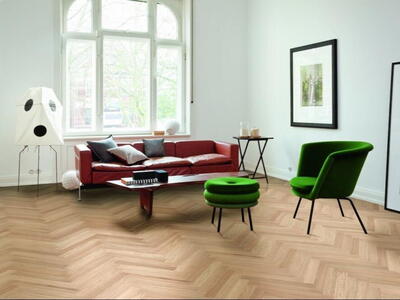 Sildebensparket Eg lys hvid børstet - KAMPAGNE