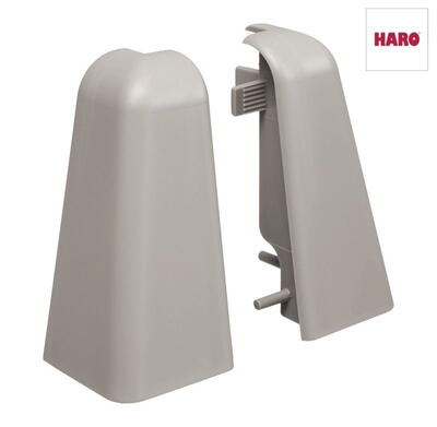 Plasthjørne - udvendigt, 19 x 58 mm. 