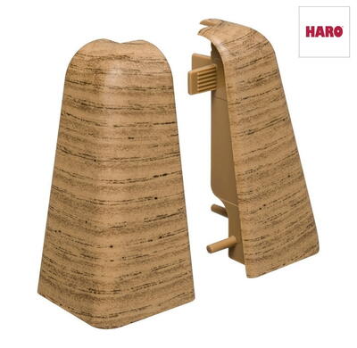 Plasthjørne - udvendigt, 19 x 58 mm. 