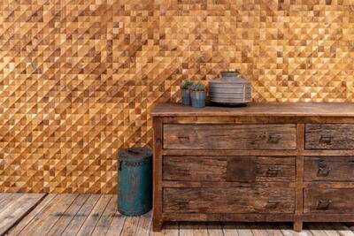 Teak Wall vægbeklædning - Hillz