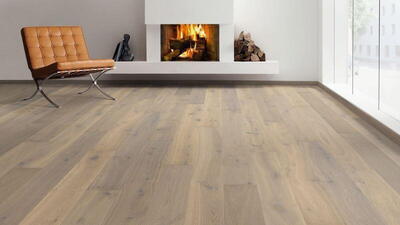 Haro plankegulv - Afrikansk eg light Purohvid Sauvage børstet n+ 