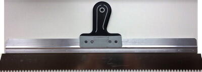 60 cm. Rustfri stål spartel med R3 klinge, tandspartel 